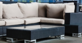 Loungetisch aus Polyrattan